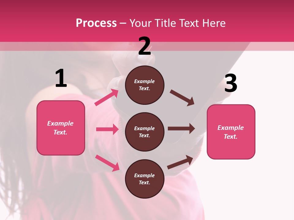 Celluar Women Display PowerPoint Template