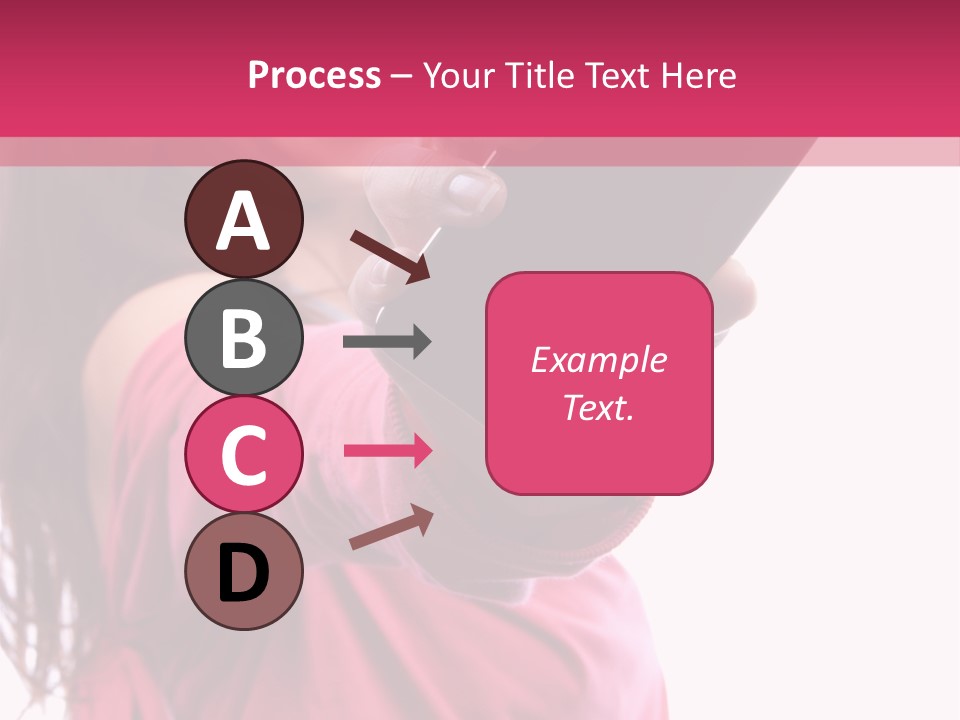 Celluar Women Display PowerPoint Template