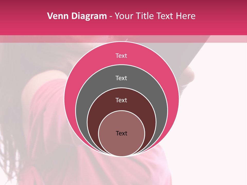 Celluar Women Display PowerPoint Template