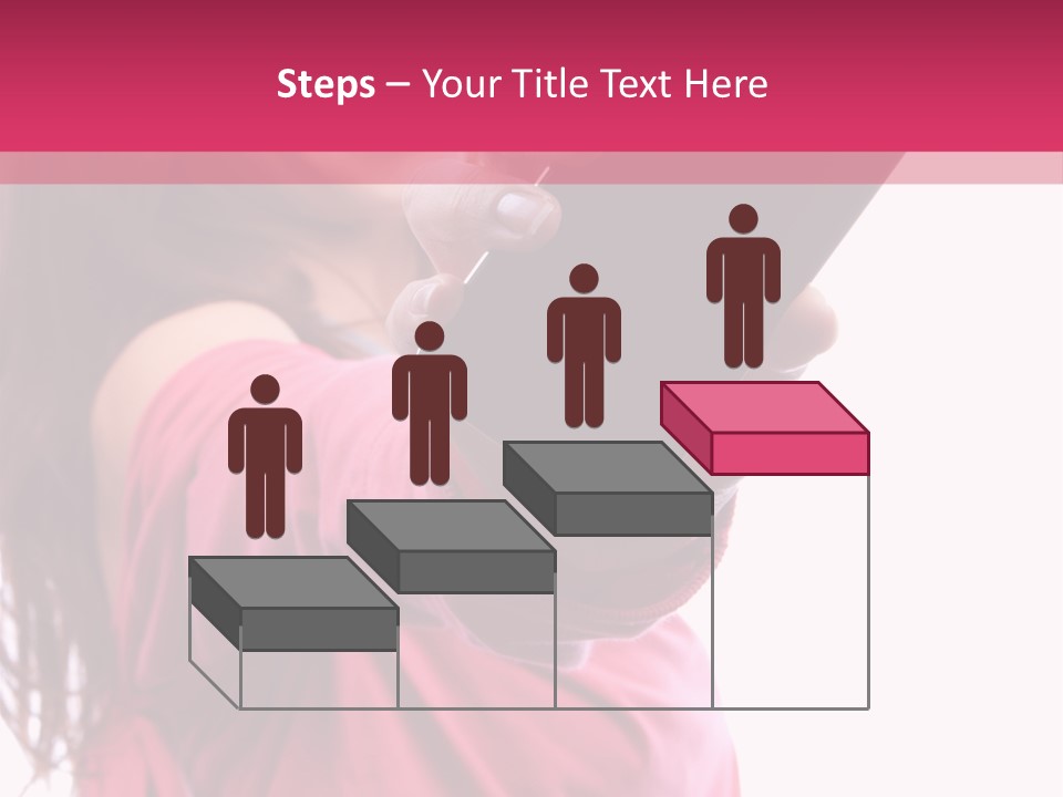 Celluar Women Display PowerPoint Template