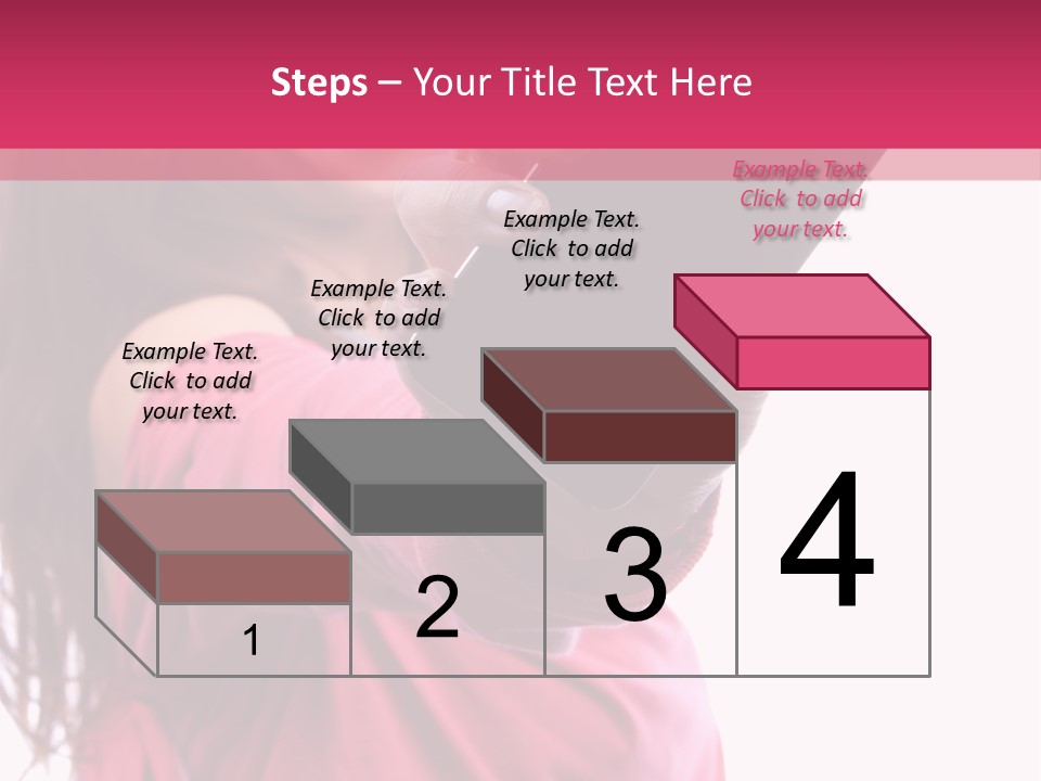 Celluar Women Display PowerPoint Template