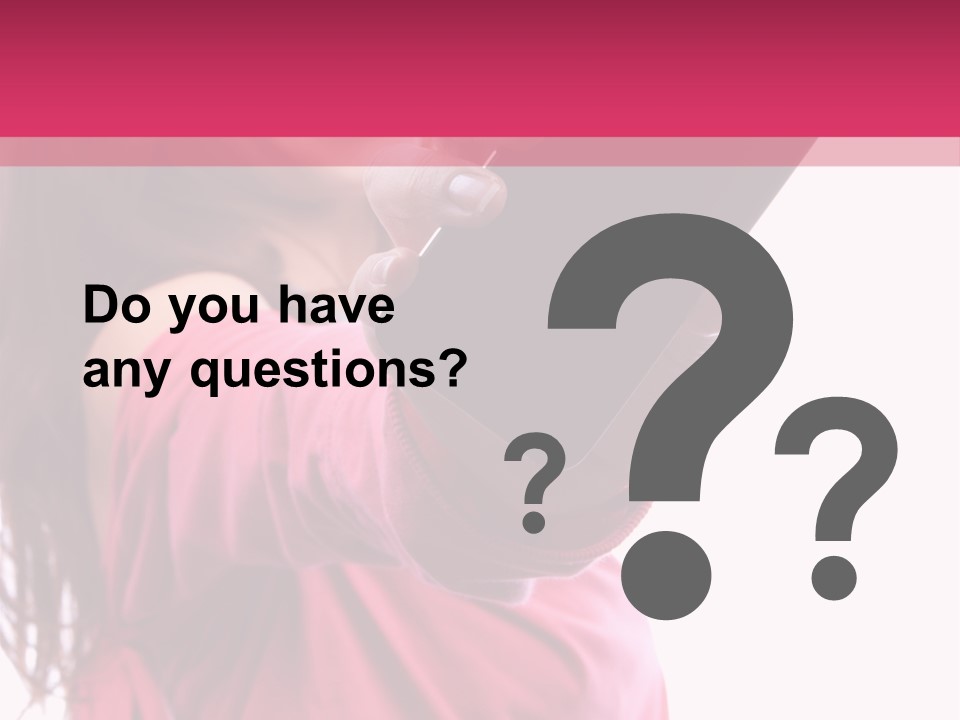 Celluar Women Display PowerPoint Template