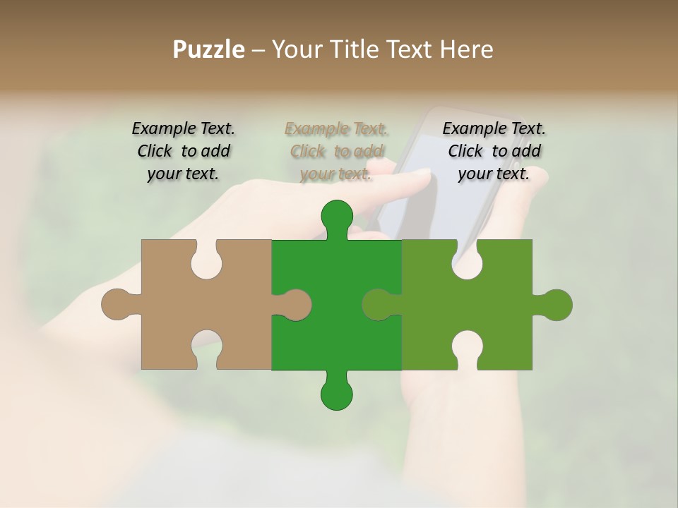 Woman Communication Girl PowerPoint Template