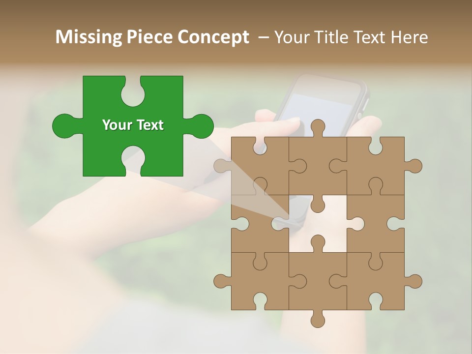 Woman Communication Girl PowerPoint Template