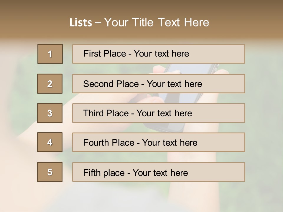 Woman Communication Girl PowerPoint Template