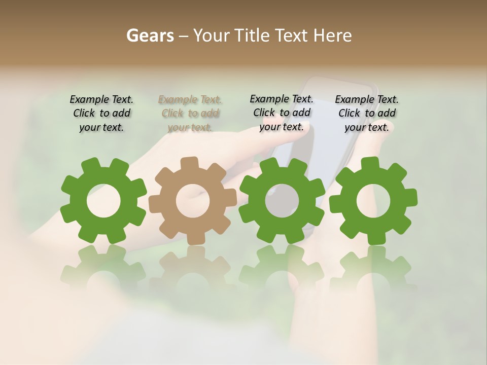 Woman Communication Girl PowerPoint Template