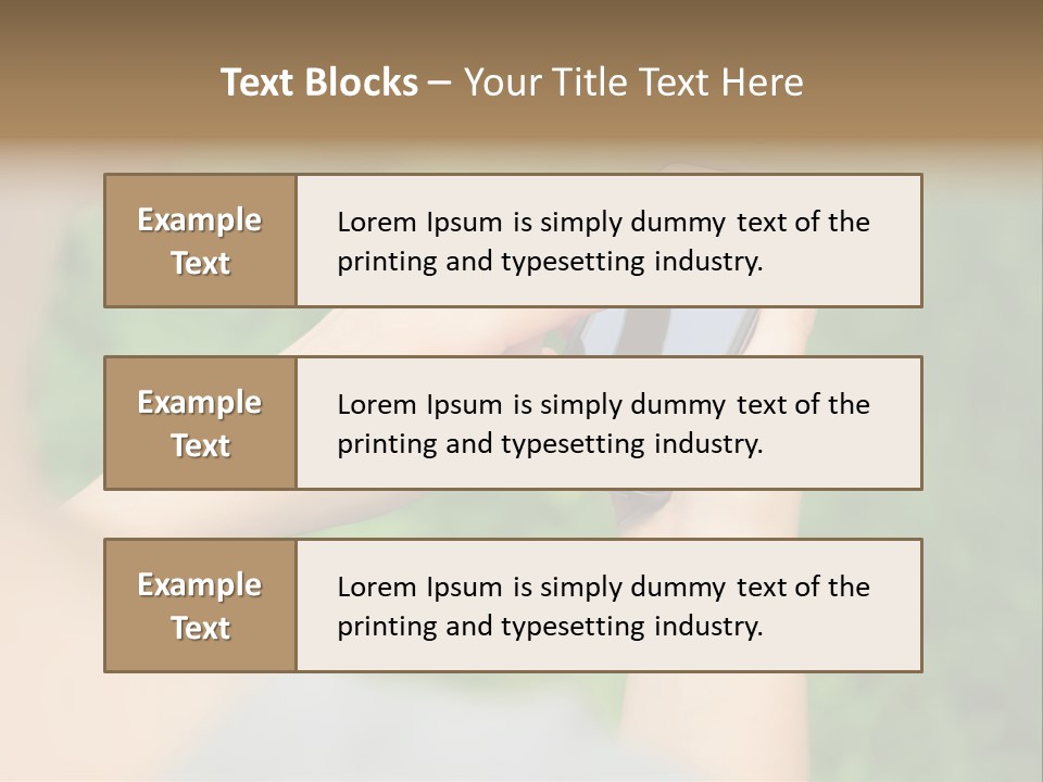 Woman Communication Girl PowerPoint Template