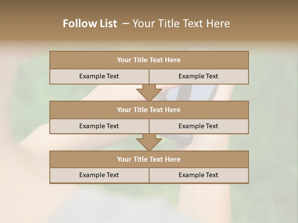 Woman Communication Girl PowerPoint Template