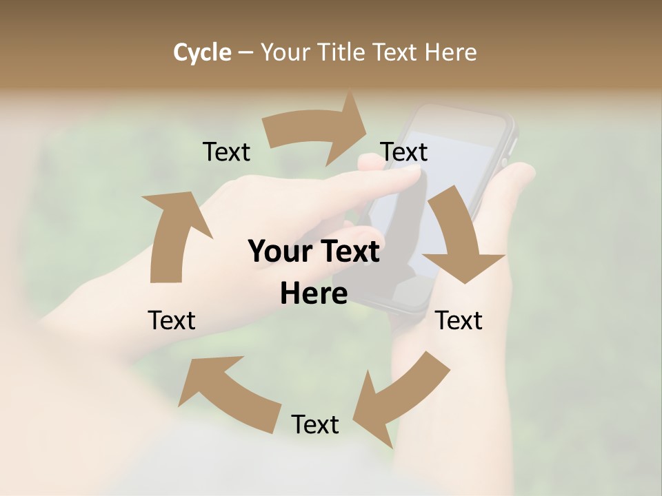 Woman Communication Girl PowerPoint Template