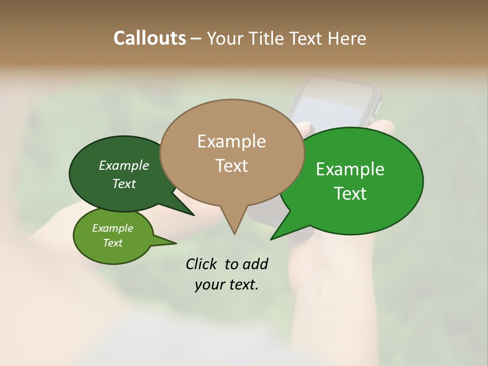 Woman Communication Girl PowerPoint Template