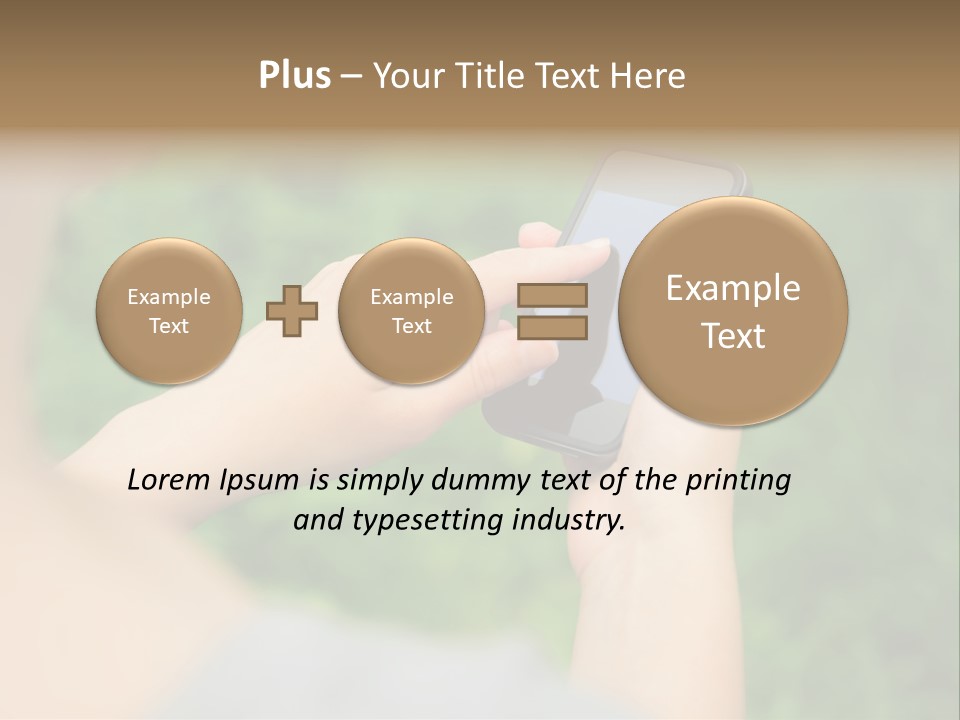 Woman Communication Girl PowerPoint Template