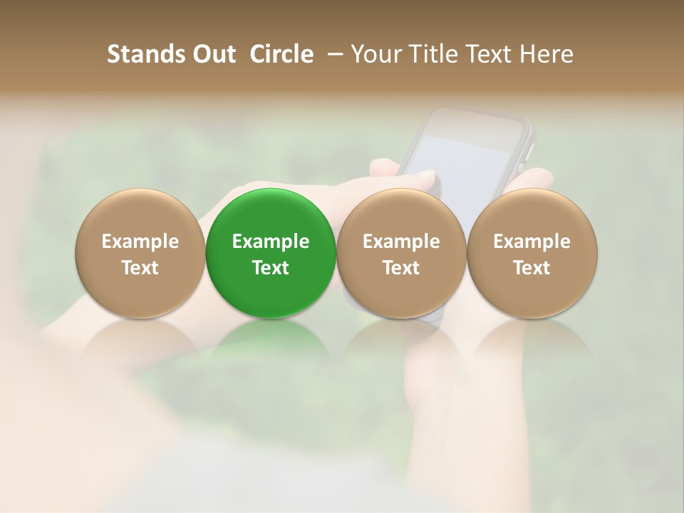 Woman Communication Girl PowerPoint Template