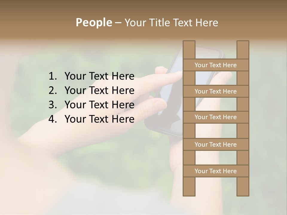 Woman Communication Girl PowerPoint Template