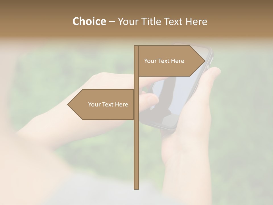 Woman Communication Girl PowerPoint Template