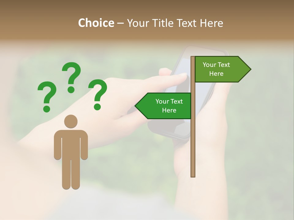 Woman Communication Girl PowerPoint Template