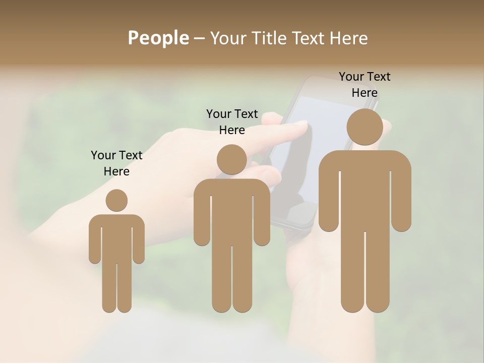 Woman Communication Girl PowerPoint Template