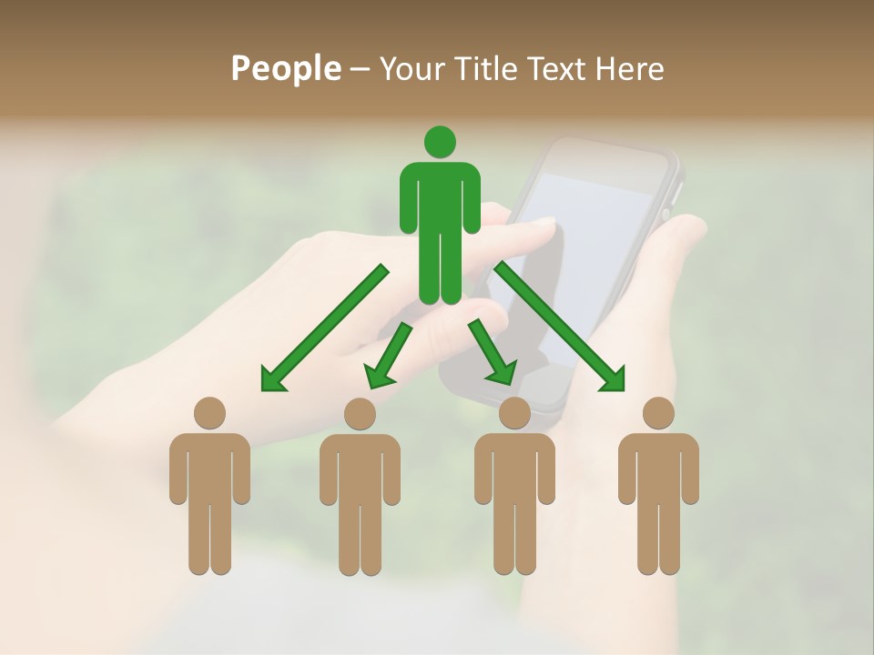 Woman Communication Girl PowerPoint Template