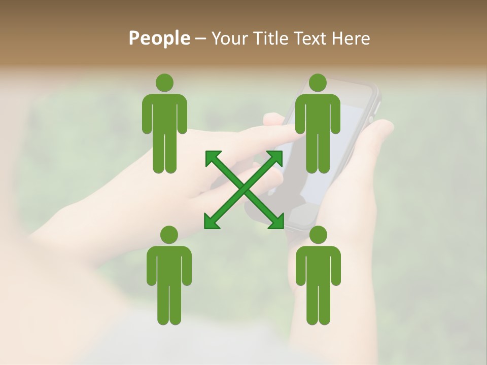 Woman Communication Girl PowerPoint Template