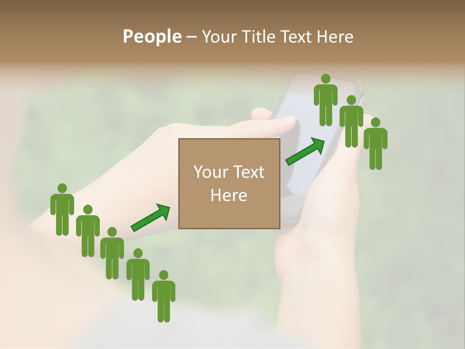 Woman Communication Girl PowerPoint Template