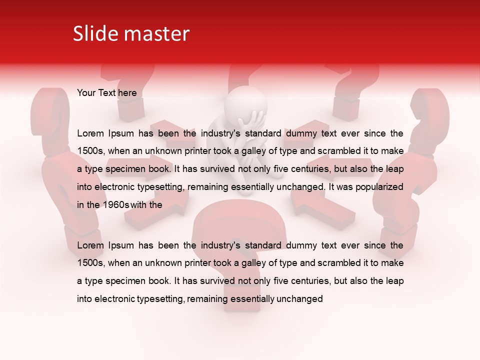 Render Cartoon Concept PowerPoint Template