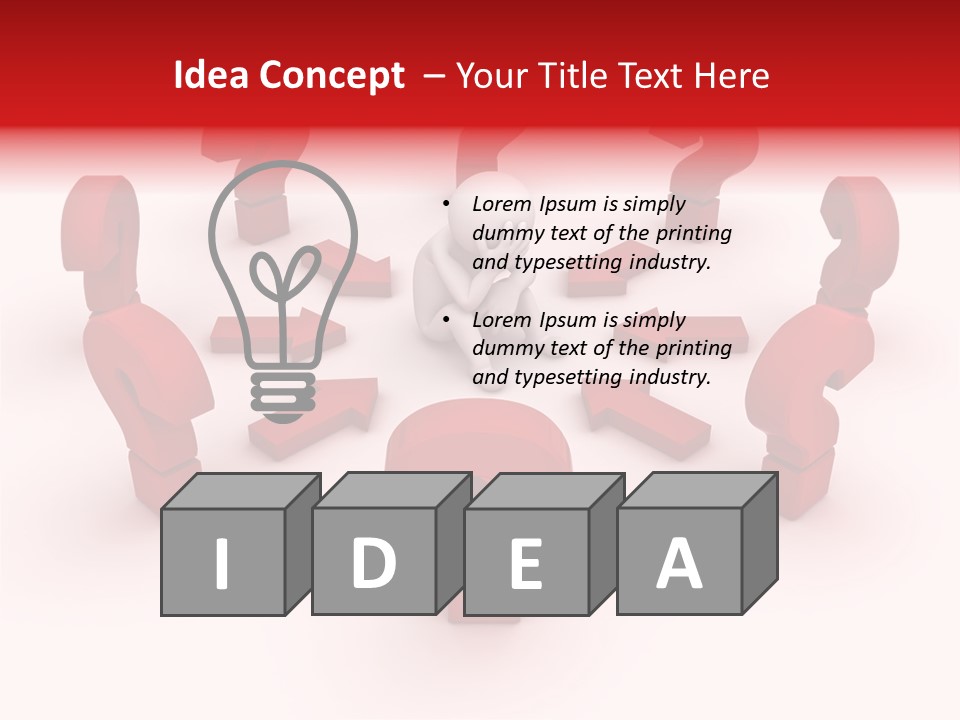 Render Cartoon Concept PowerPoint Template