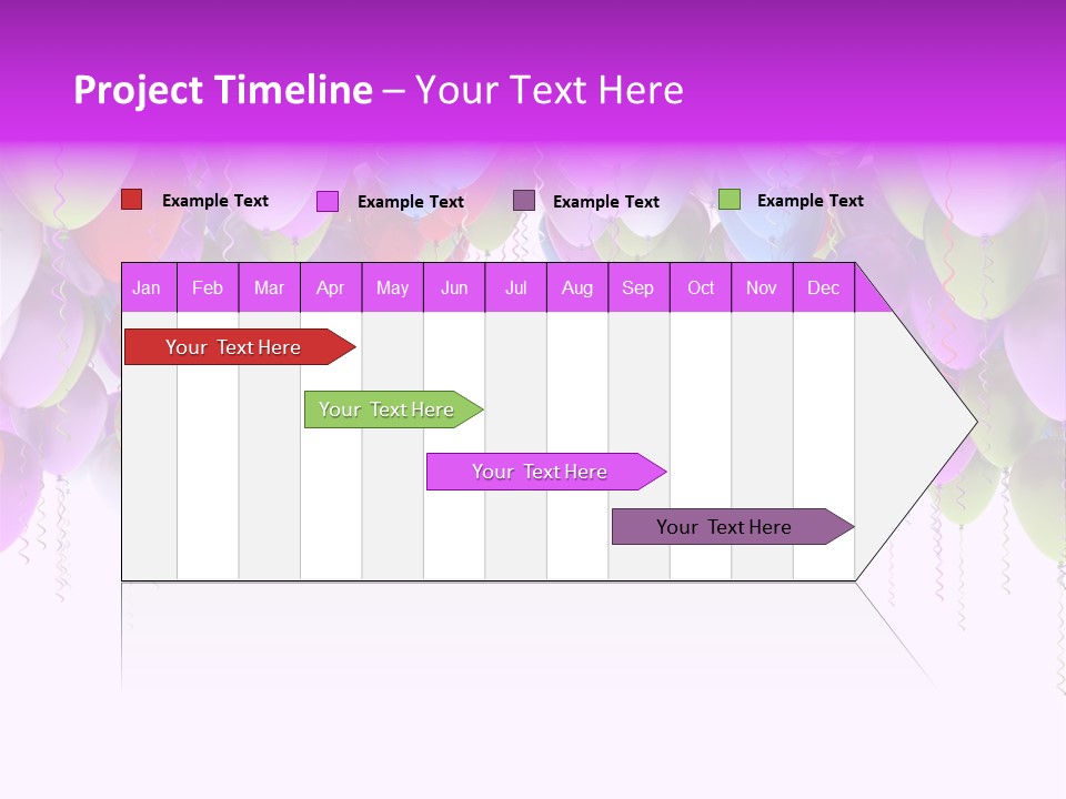 Ballon String Bunch PowerPoint Template
