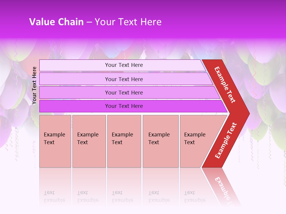 Ballon String Bunch PowerPoint Template