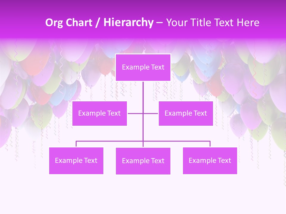 Ballon String Bunch PowerPoint Template