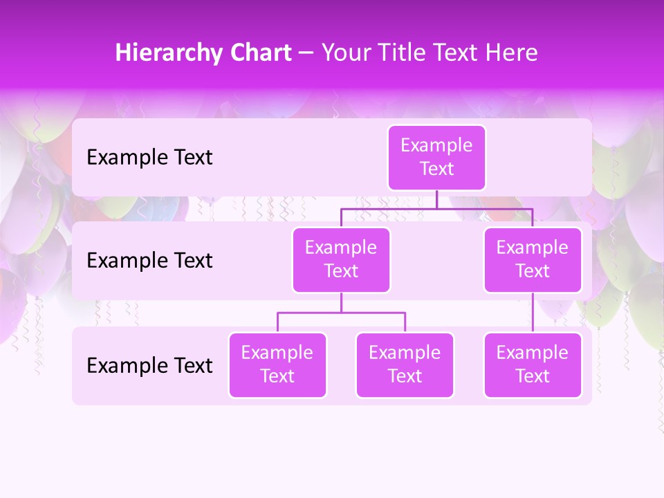 Ballon String Bunch PowerPoint Template