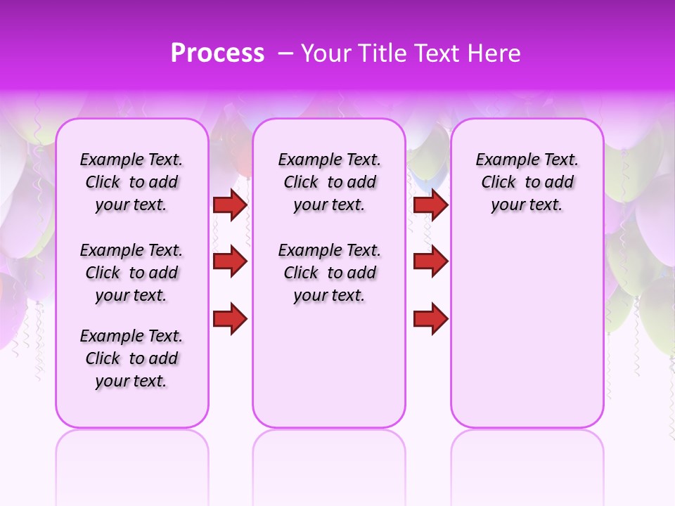 Ballon String Bunch PowerPoint Template