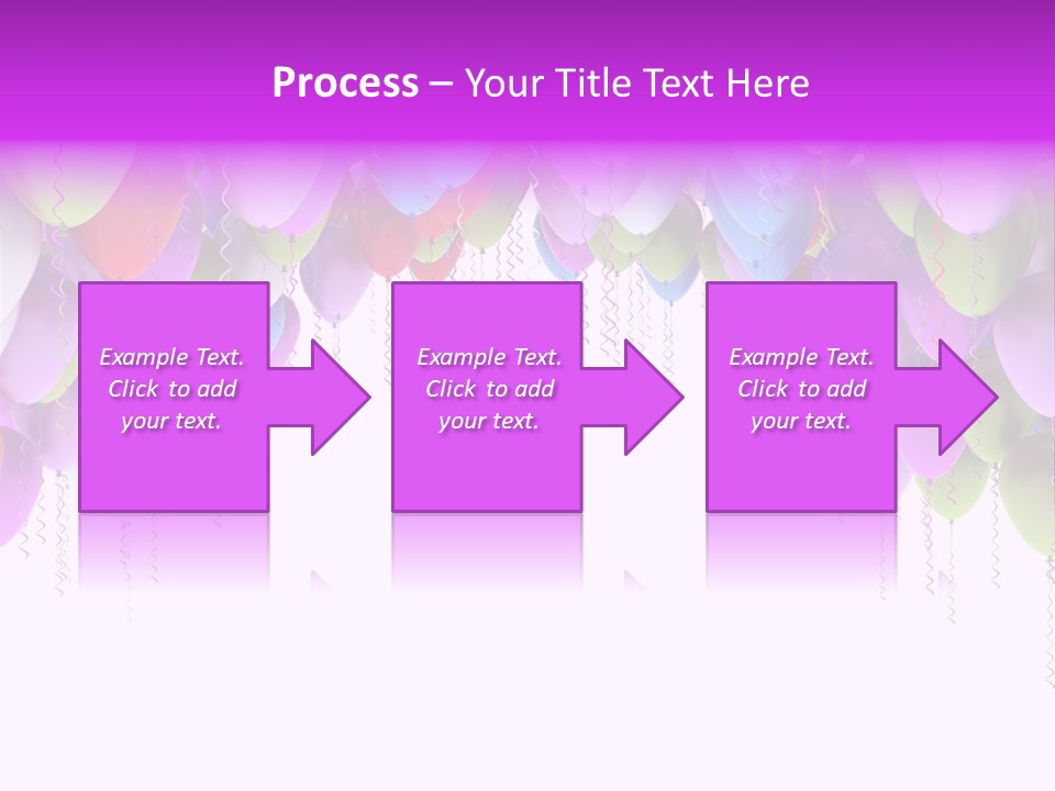 Ballon String Bunch PowerPoint Template