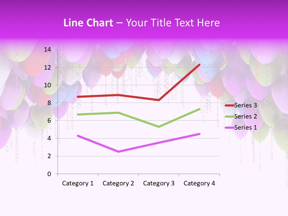 Ballon String Bunch PowerPoint Template