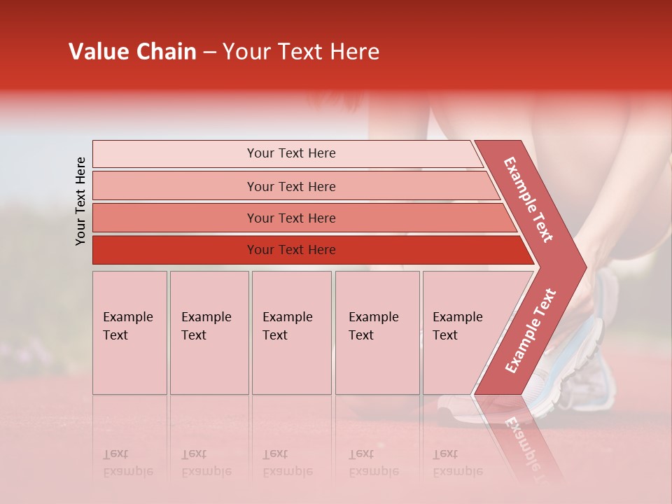 Jogger Muscular Track PowerPoint Template