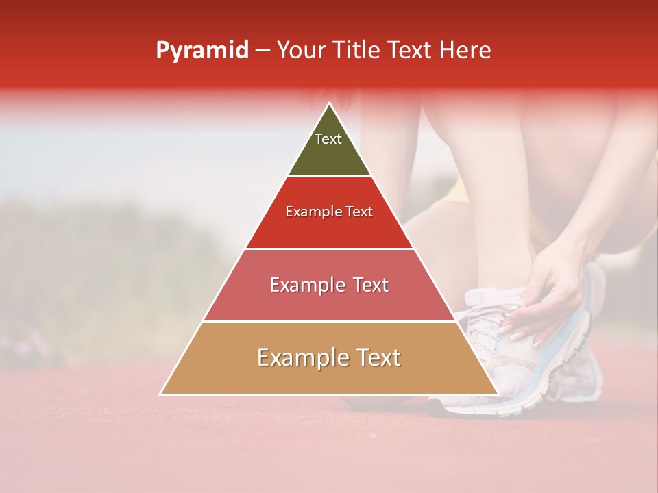 Jogger Muscular Track PowerPoint Template