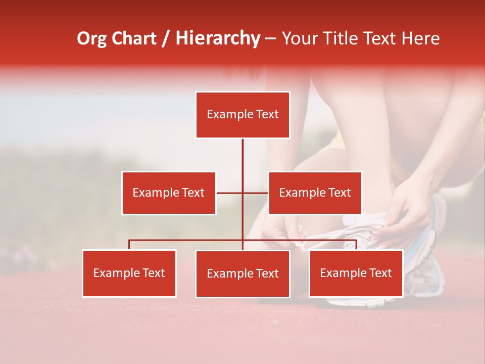 Jogger Muscular Track PowerPoint Template