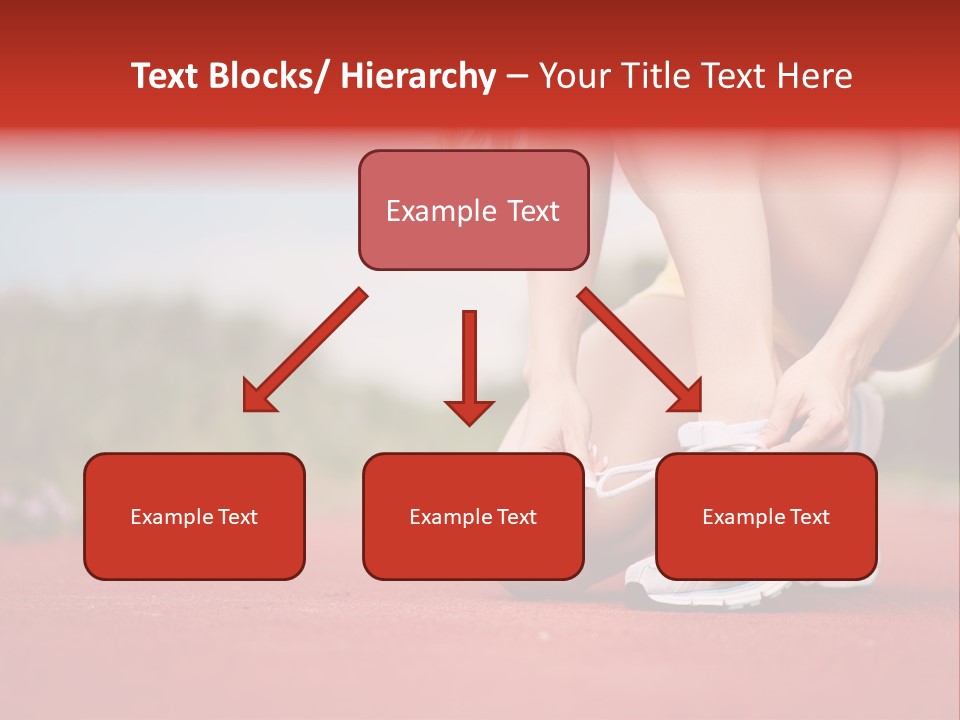 Jogger Muscular Track PowerPoint Template