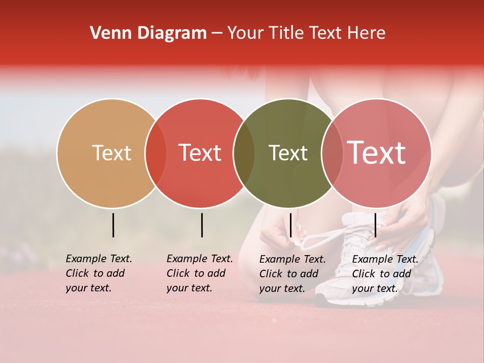 Jogger Muscular Track PowerPoint Template