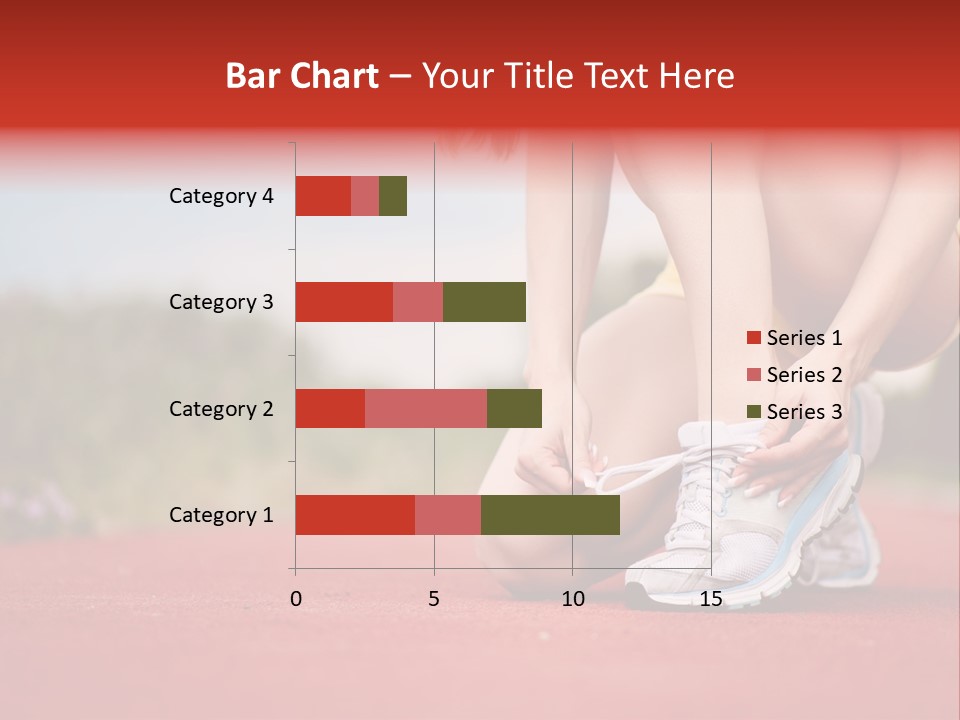 Jogger Muscular Track PowerPoint Template
