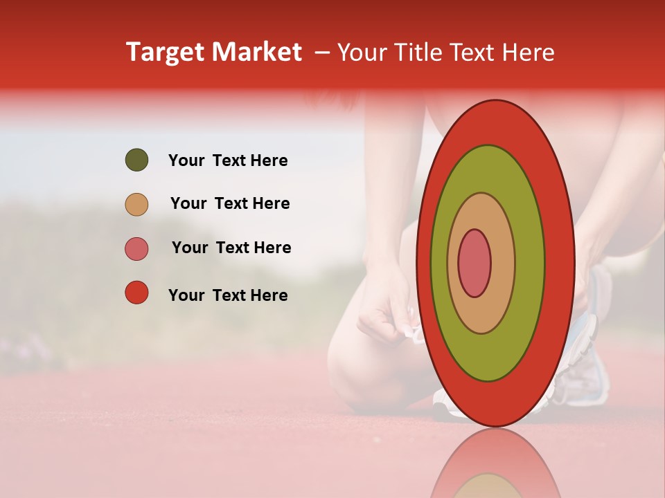 Jogger Muscular Track PowerPoint Template