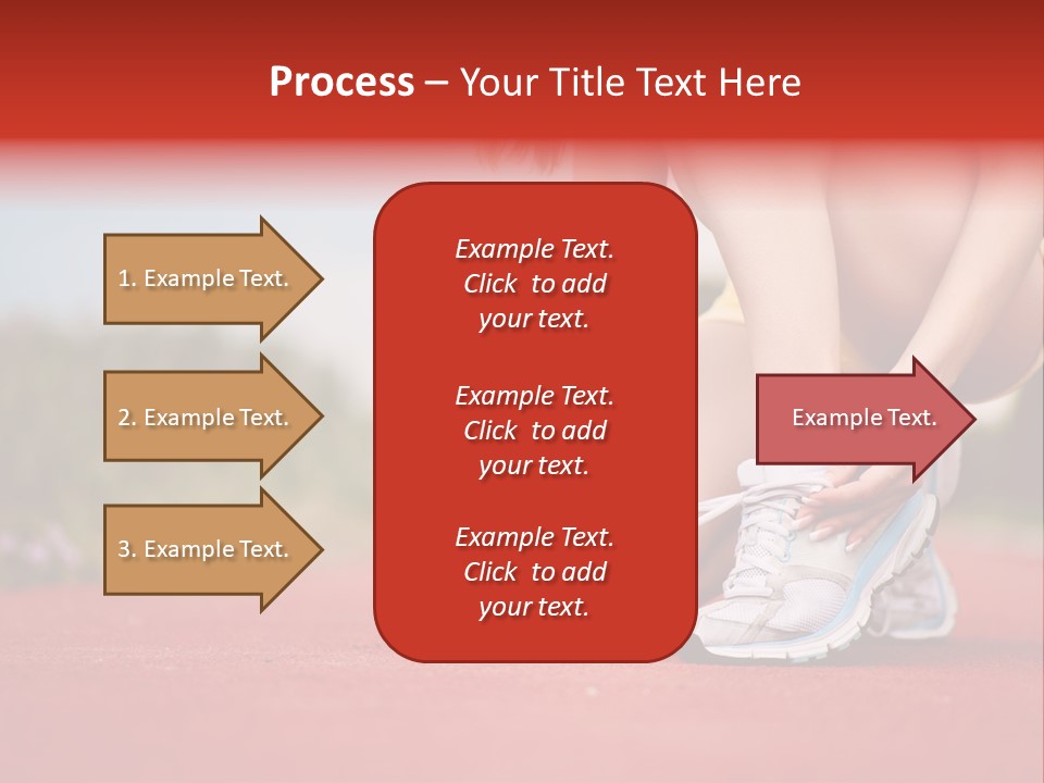 Jogger Muscular Track PowerPoint Template