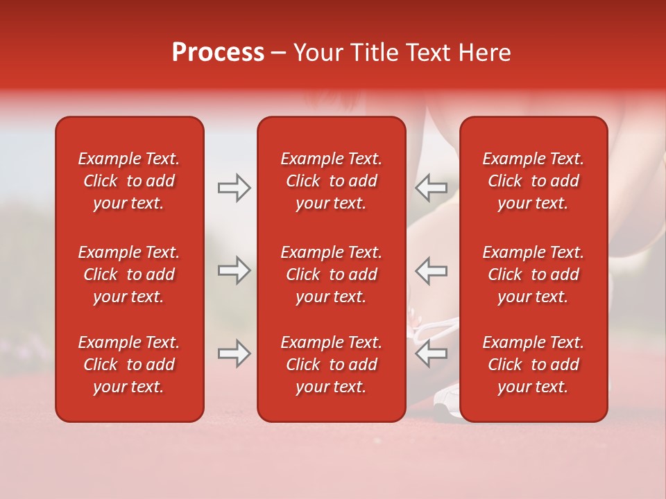 Jogger Muscular Track PowerPoint Template