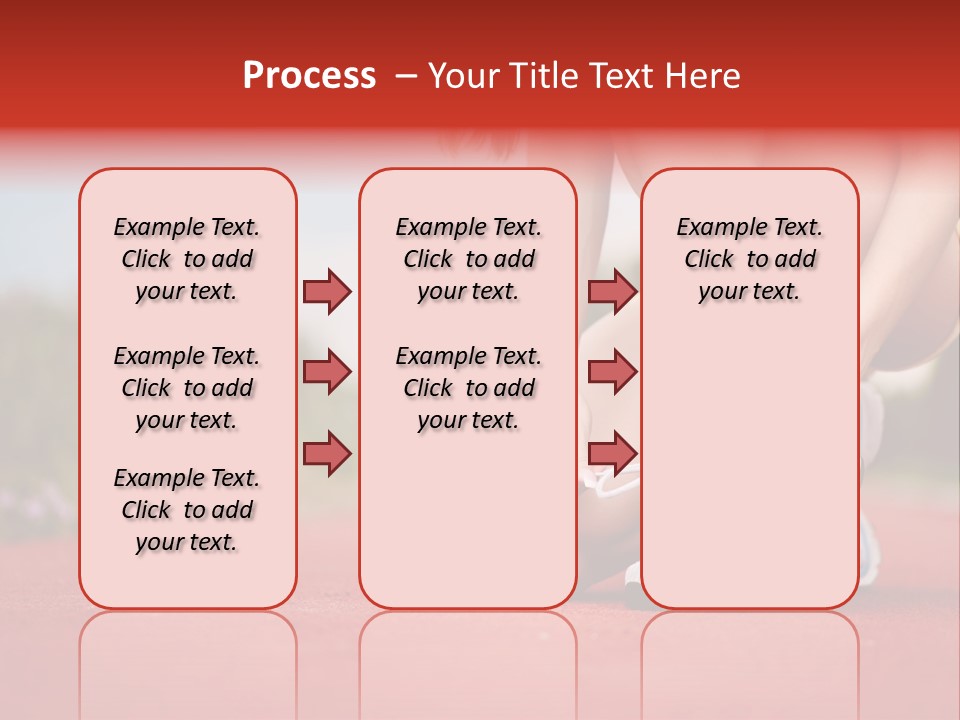 Jogger Muscular Track PowerPoint Template