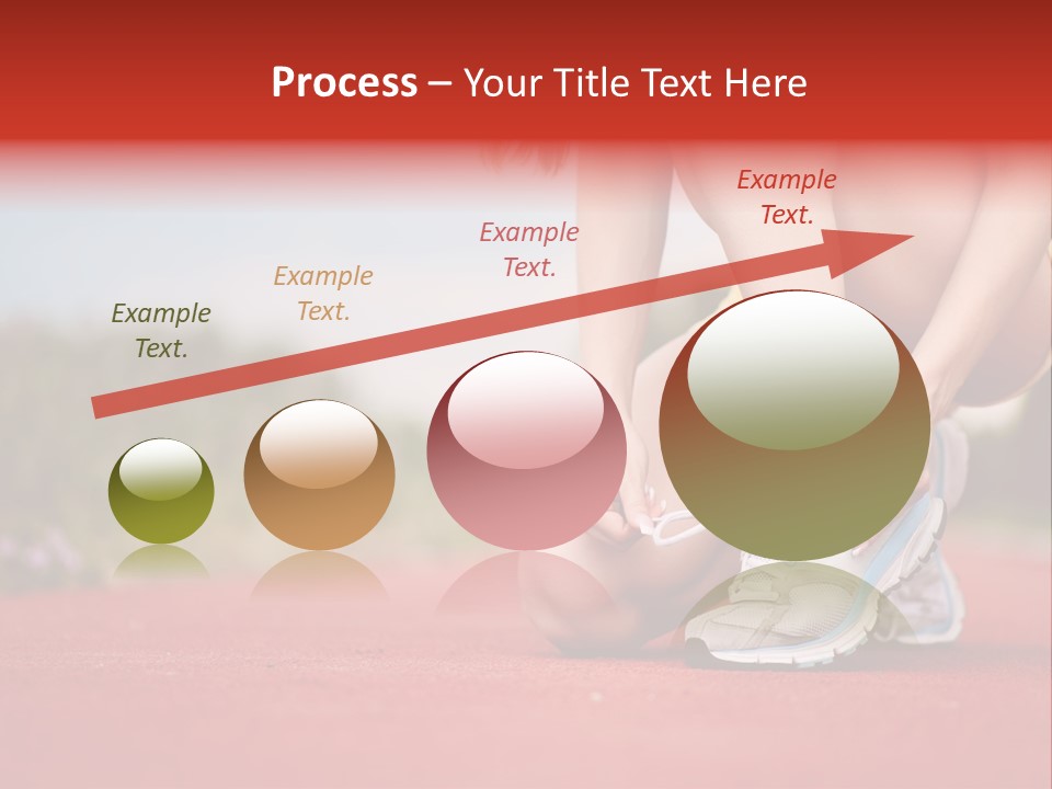 Jogger Muscular Track PowerPoint Template