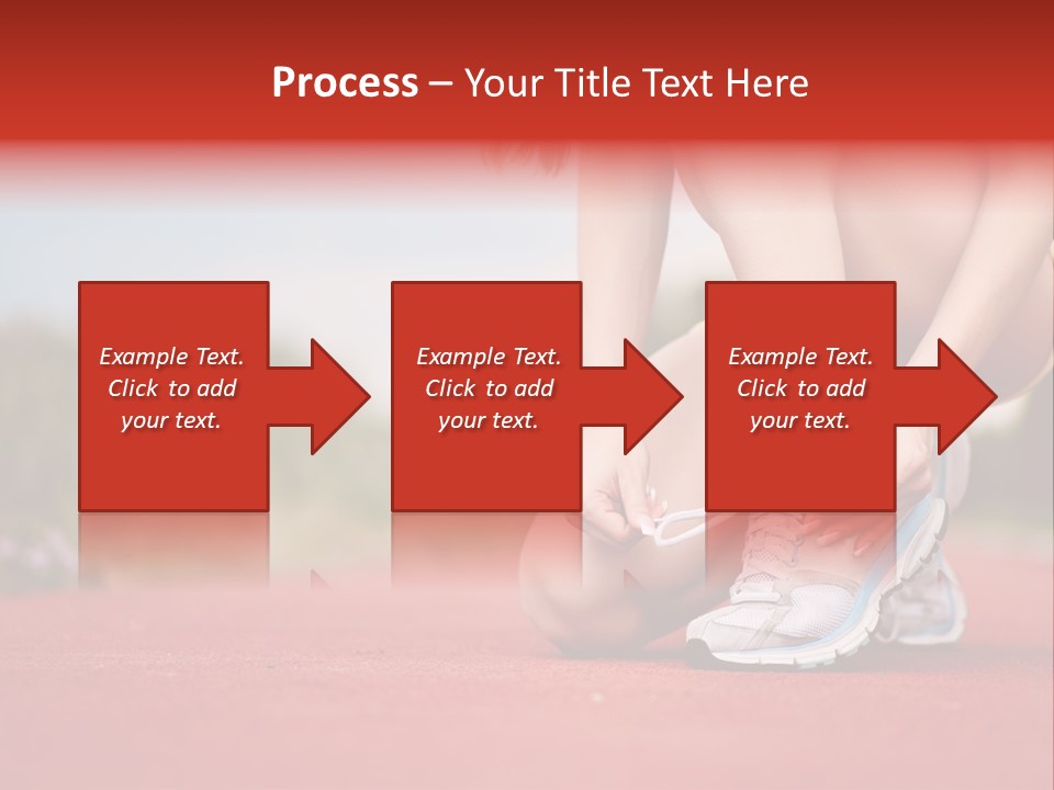 Jogger Muscular Track PowerPoint Template