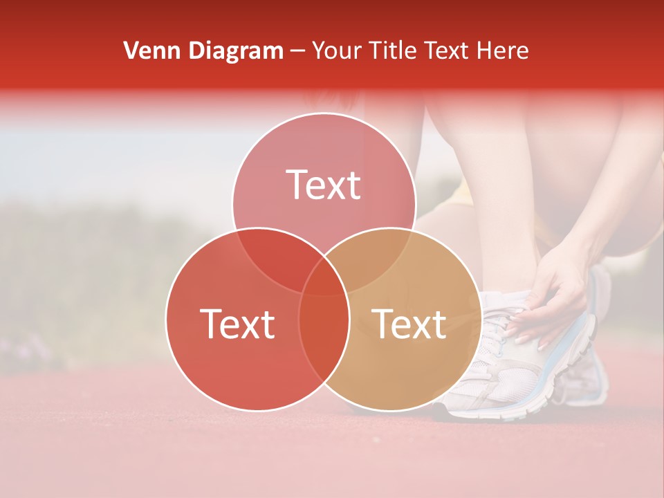 Jogger Muscular Track PowerPoint Template