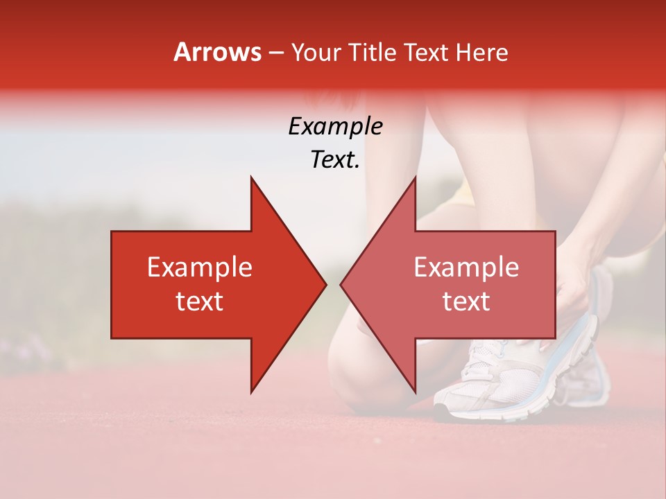 Jogger Muscular Track PowerPoint Template