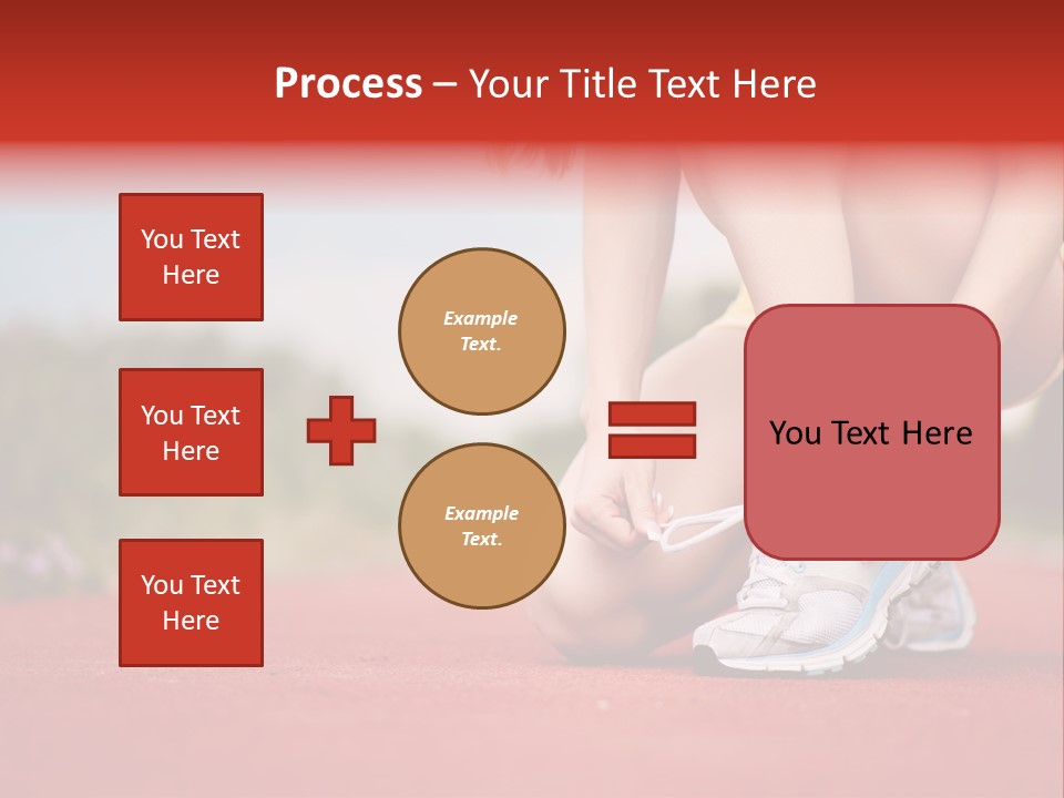 Jogger Muscular Track PowerPoint Template