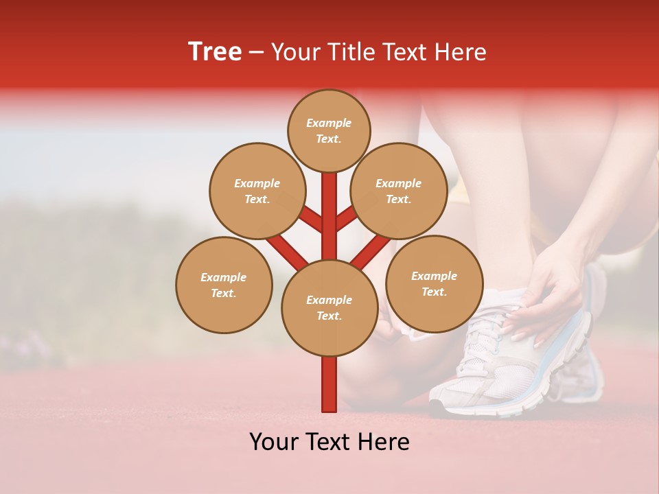 Jogger Muscular Track PowerPoint Template