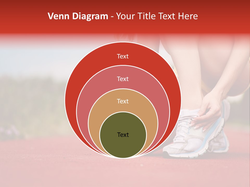 Jogger Muscular Track PowerPoint Template