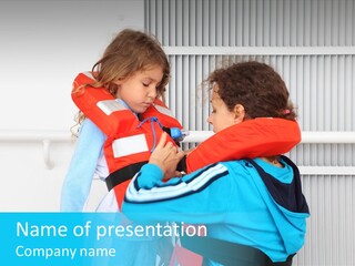 Ocean Passenger Help PowerPoint Template